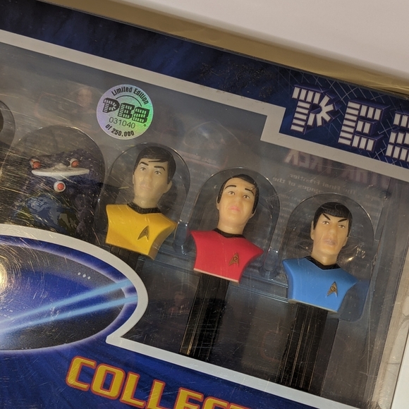 Star Trek Pez Collector's Series Captain Kirk Spock Iconic Television Show Toy - Picture 4 of 8